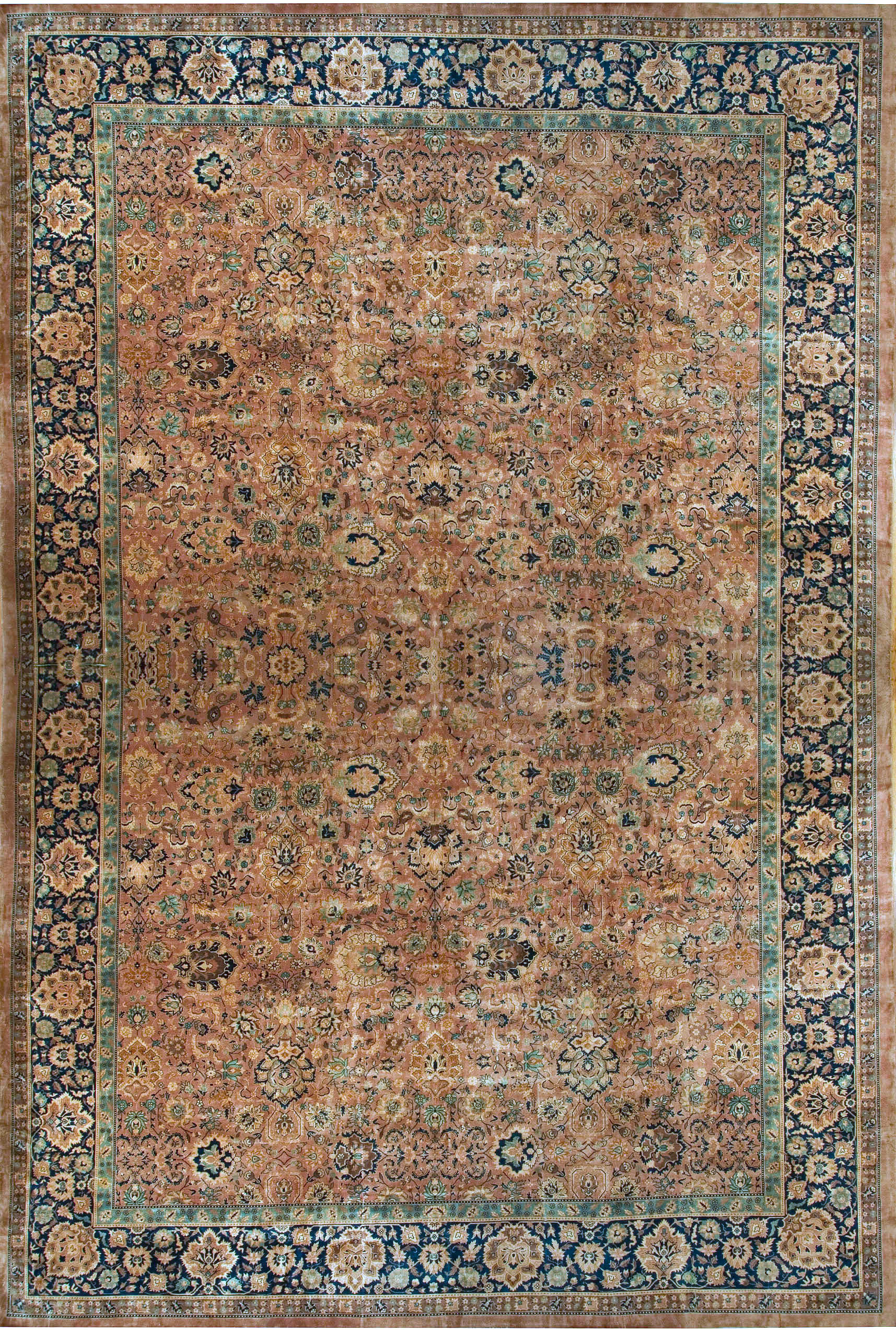 Oversize Antique Indo Kerman Rug - U-1377 - Lavender ...